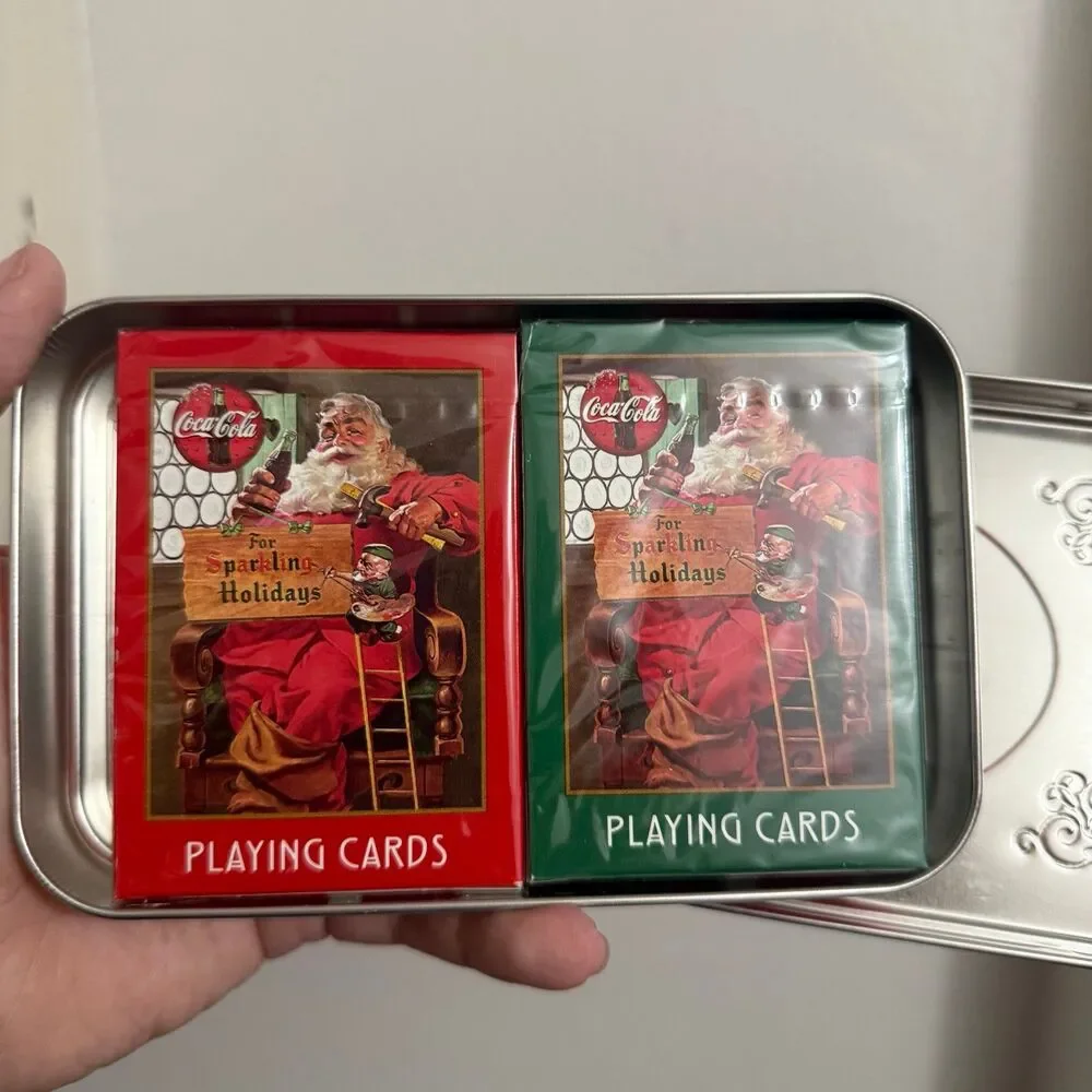 Vintage Coca-Cola “1998” Limited Edition “For Sparkling Holidays’ Playing Cards